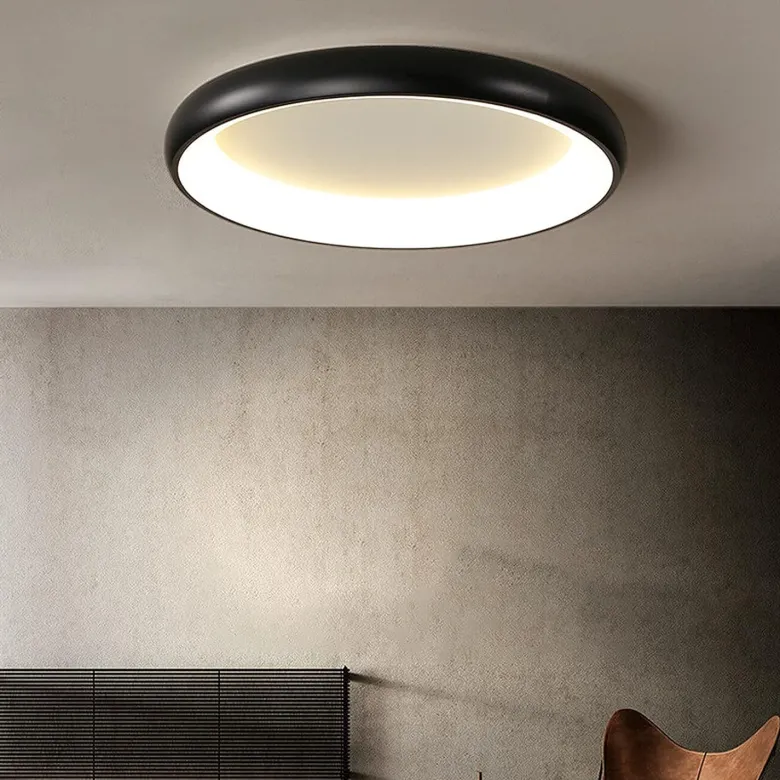 Luminaria superficie CYCLE, 80W, 810mm, CCT, negro