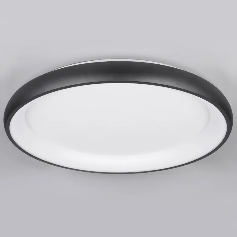 Luminaria superficie CYCLE, 80W, 810mm, CCT, negro