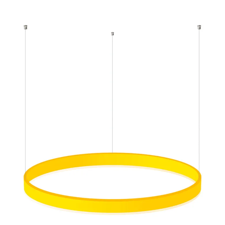 Luminaria superficie o suspendida RING 75W, Ø1200mm
