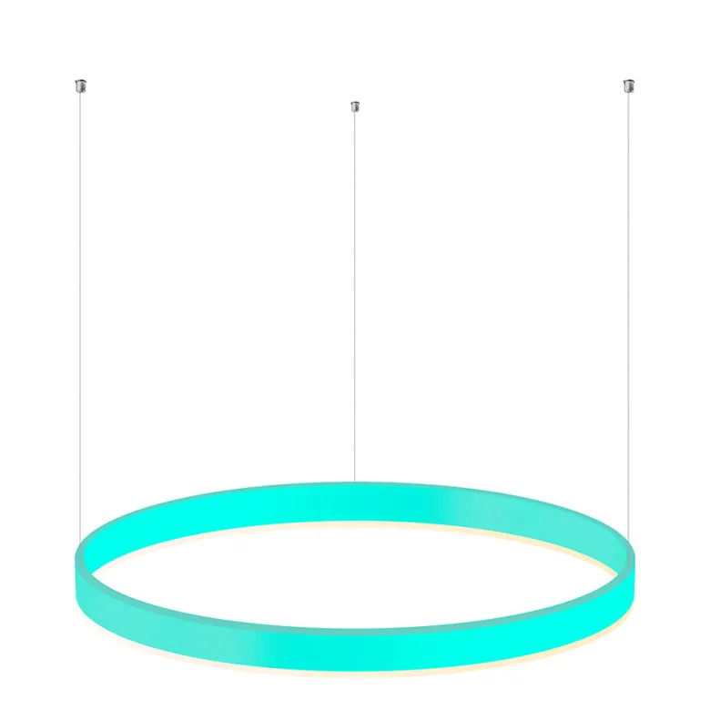 Luminaria superficie o suspendida RING 95W, Ø1500mm