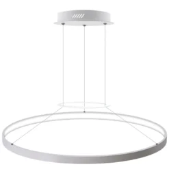 Luminaria superficie o suspendida CYCLE IN, 80W, blanco, Ø70cm