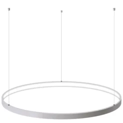 Luminaria superficie o suspendida CYCLE IN, 80W, blanco, Ø70cm