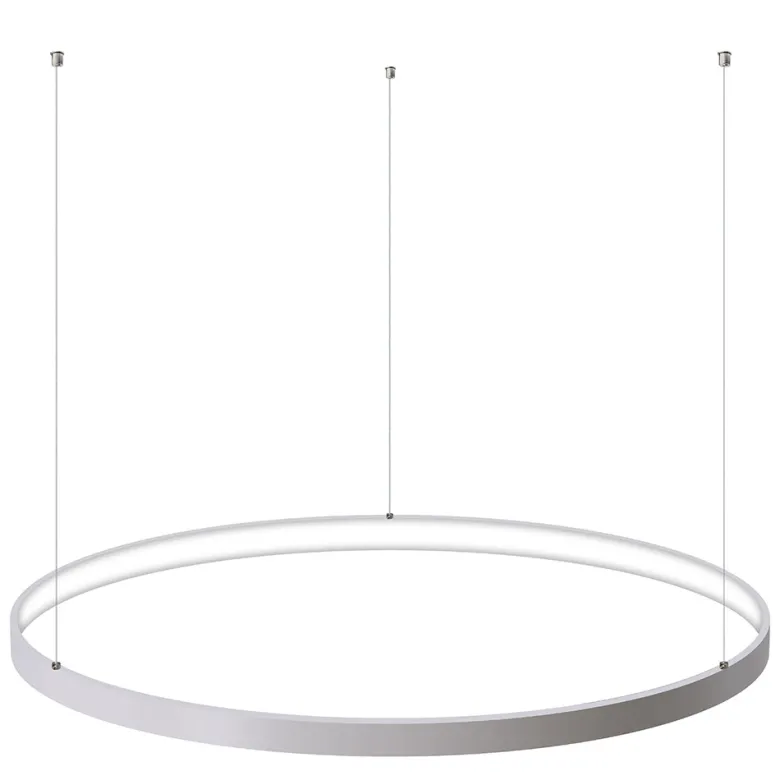 Luminaria superficie o suspendida CYCLE IN, 80W, blanco, Ø70cm
