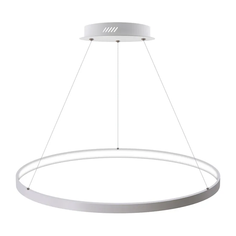 Luminaria superficie o suspendida CYCLE IN, 80W, blanco, Ø70cm