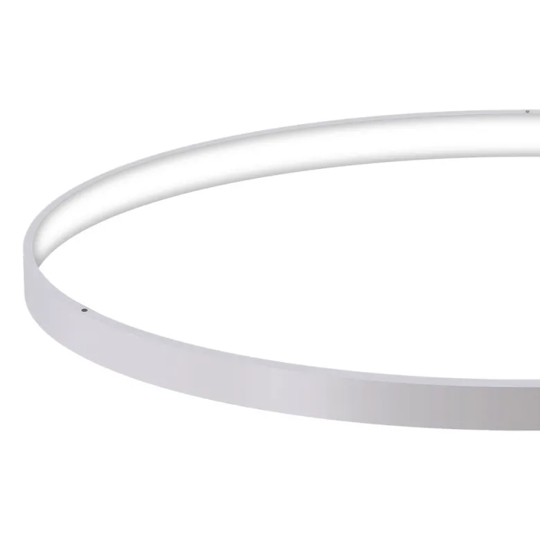 Luminaria superficie o suspendida CYCLE IN, 80W, blanco, Ø70cm
