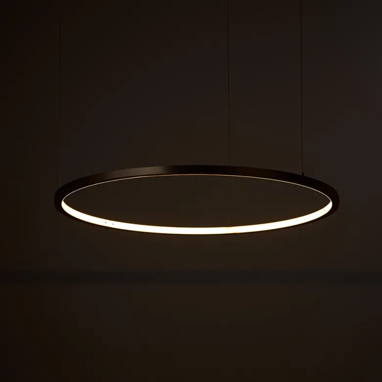 Luminaria superficie o suspendida CYCLE IN, 120W, blanco, Ø100cm