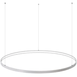 Luminaria superficie o suspendida CYCLE IN, 120W, blanco, Ø100cm