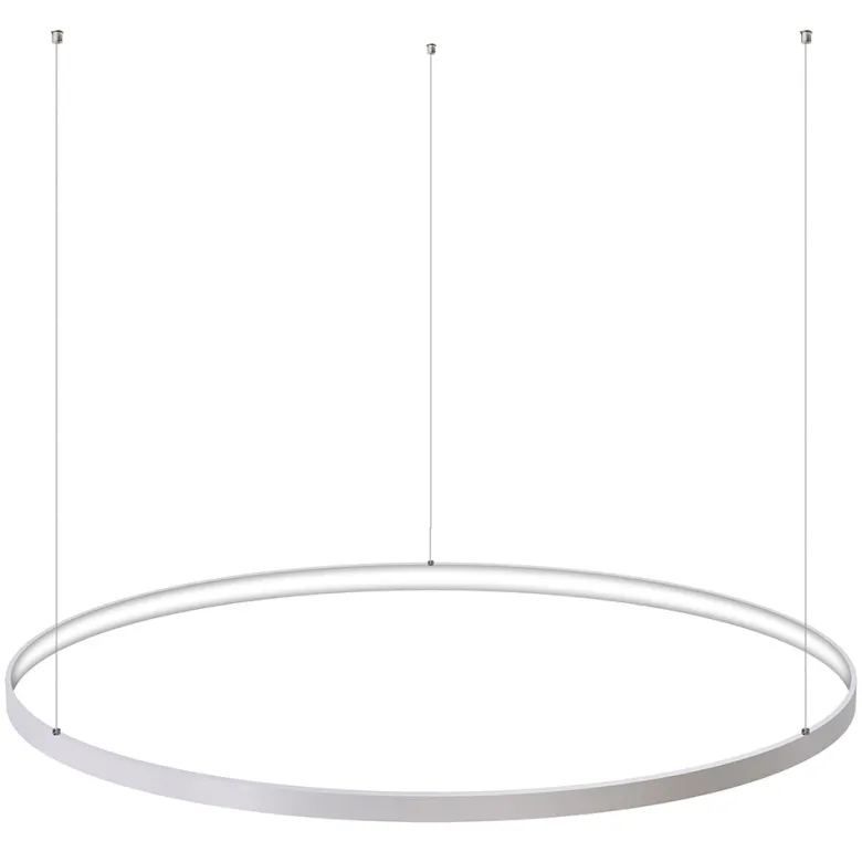 Luminaria superficie o suspendida CYCLE IN, 120W, blanco, Ø100cm
