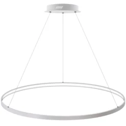 Luminaria superficie o suspendida CYCLE IN, 120W, blanco, Ø100cm