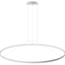 Luminaria superficie o suspendida CYCLE IN, 160W, blanco, Ø140cm