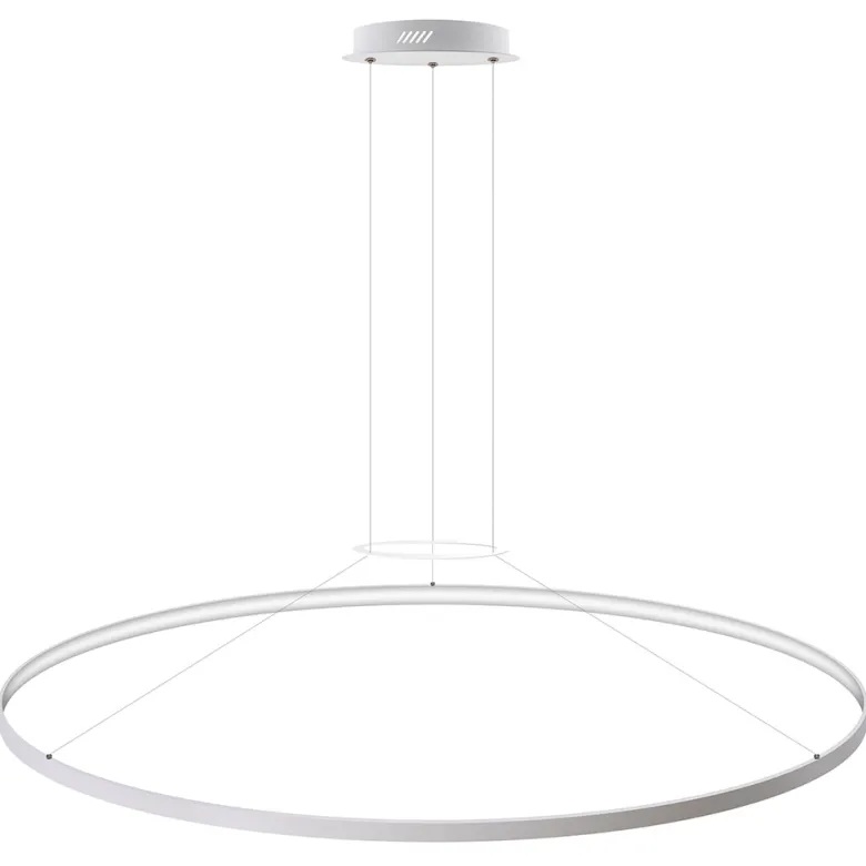 Luminaria superficie o suspendida CYCLE IN, 160W, blanco, Ø140cm