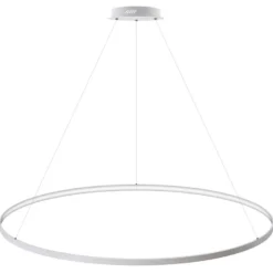 Luminaria superficie o suspendida CYCLE IN, 160W, blanco, Ø140cm