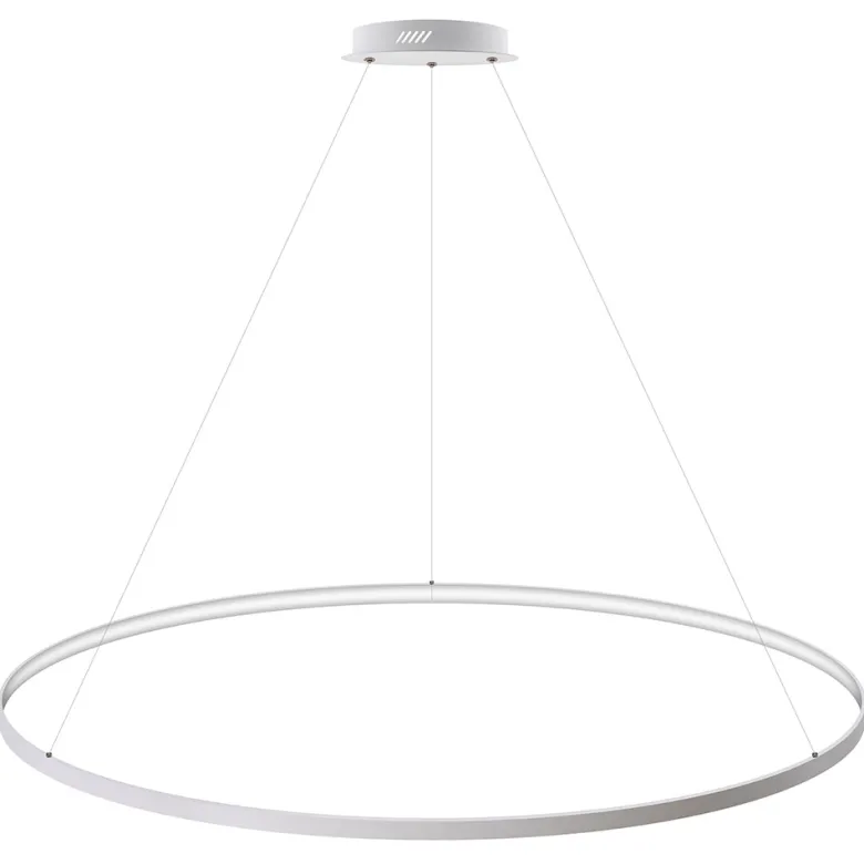 Luminaria superficie o suspendida CYCLE IN, 160W, blanco, Ø140cm