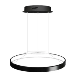 Luminaria superficie o suspendida CYCLE IN, 45W, antracita, Ø40cm