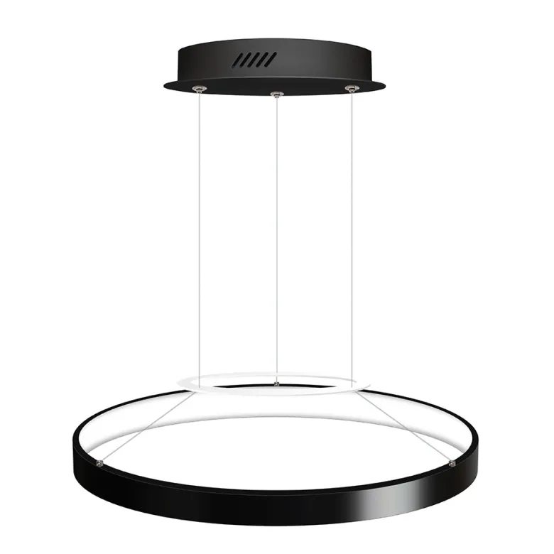 Luminaria superficie o suspendida CYCLE IN, 45W, antracita, Ø40cm