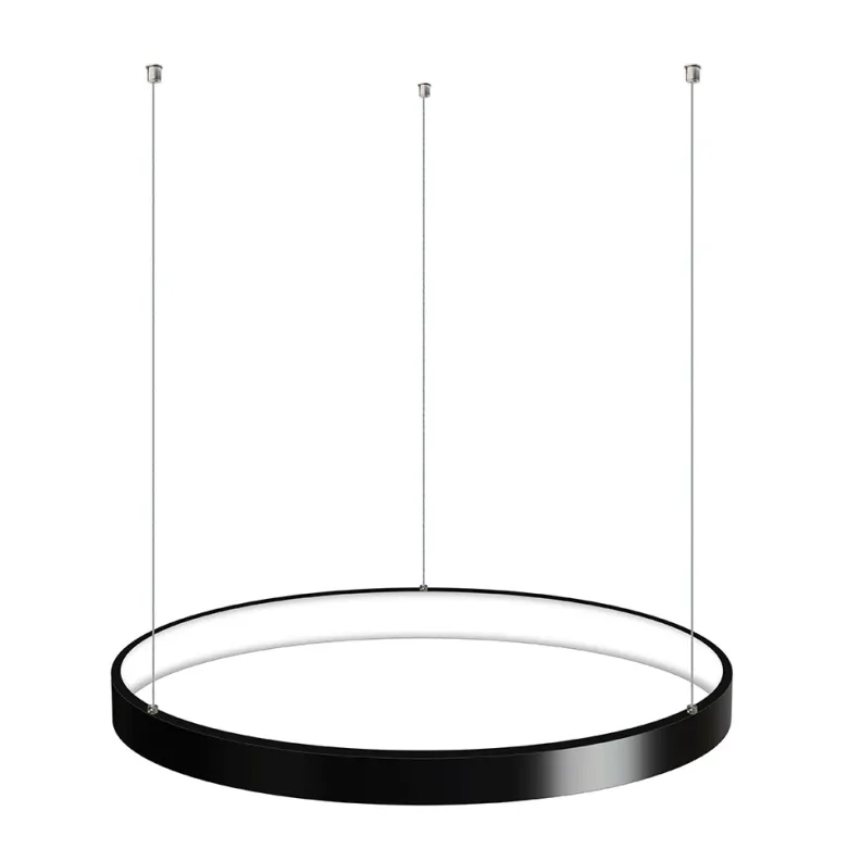 Luminaria superficie o suspendida CYCLE IN, 45W, antracita, Ø40cm