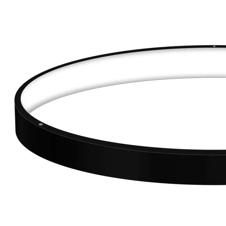 Luminaria superficie o suspendida CYCLE IN, 45W, antracita, Ø40cm