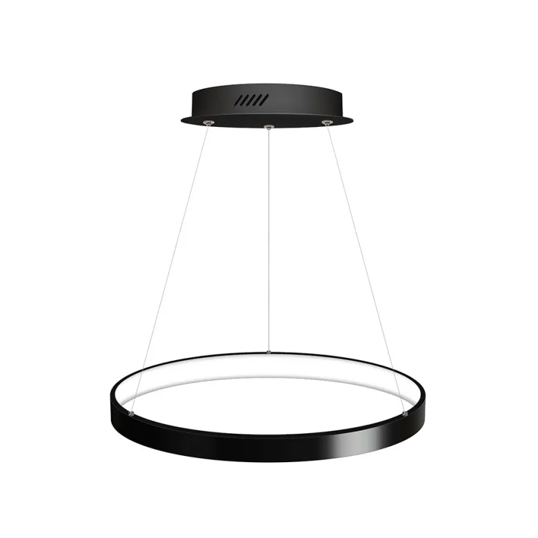 Luminaria superficie o suspendida CYCLE IN, 45W, antracita, Ø40cm