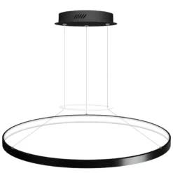 Luminaria superficie o suspendida CYCLE IN, 80W, antracita, Ø70cm