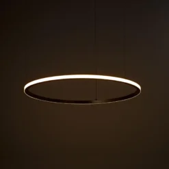 Luminaria superficie o suspendida CYCLE IN, 80W, antracita, Ø70cm
