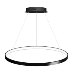 Luminaria superficie o suspendida CYCLE IN, 80W, antracita, Ø70cm