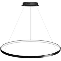 Luminaria superficie o suspendida CYCLE IN, 120W, antracita, Ø100cm