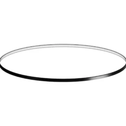 Luminaria superficie o suspendida CYCLE IN, 160W, antracita, Ø140cm