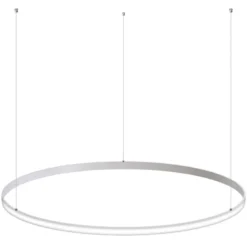 Luminaria superficie o suspendida CYCLE OUT, 95W, blanco, Ø100cm