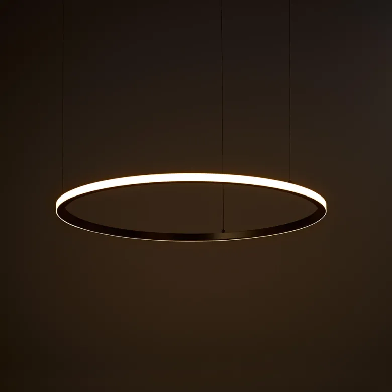 Luminaria superficie o suspendida CYCLE OUT, 130W, blanco, Ø140cm