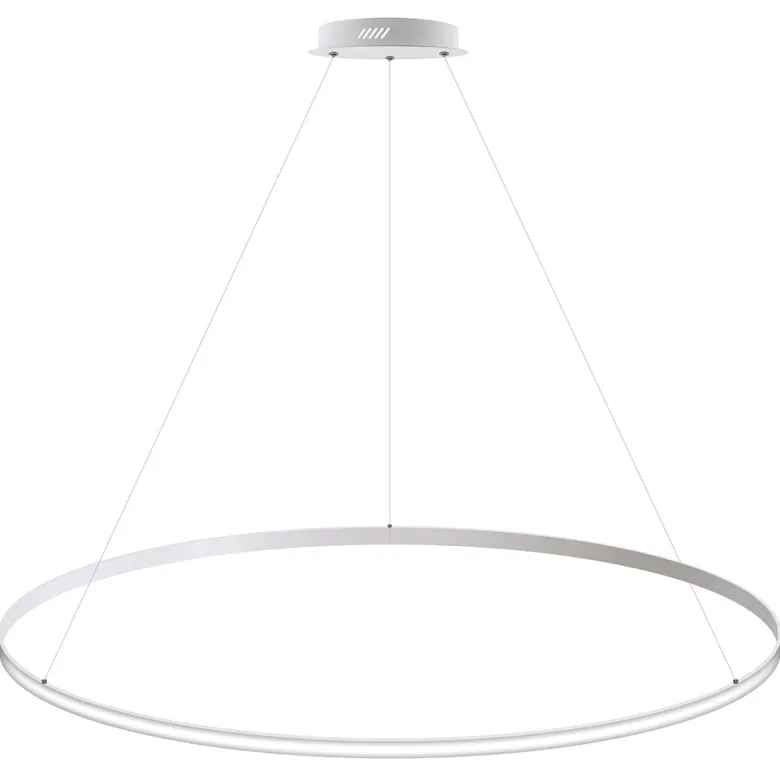 Luminaria superficie o suspendida CYCLE OUT, 130W, blanco, Ø140cm
