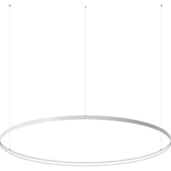Luminaria superficie o suspendida CYCLE OUT, 130W, blanco, Ø140cm