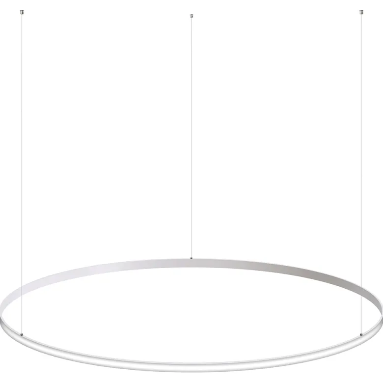 Luminaria superficie o suspendida CYCLE OUT, 130W, blanco, Ø140cm