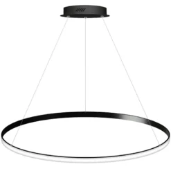 Luminaria superficie o suspendida CYCLE OUT, 95W, antracita, Ø100cm