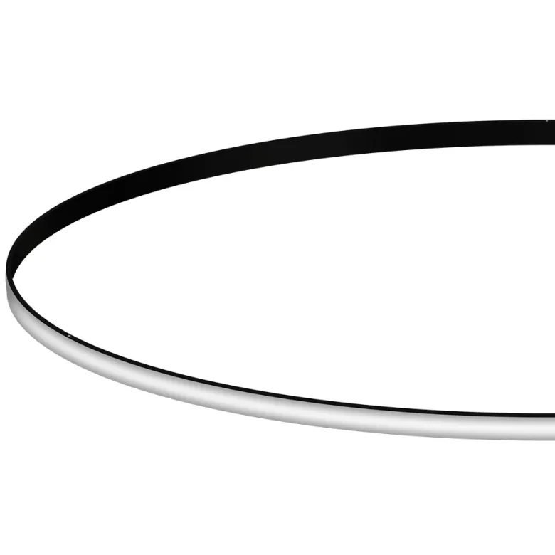 Luminaria superficie o suspendida CYCLE OUT, 130W, antracita, Ø140cm