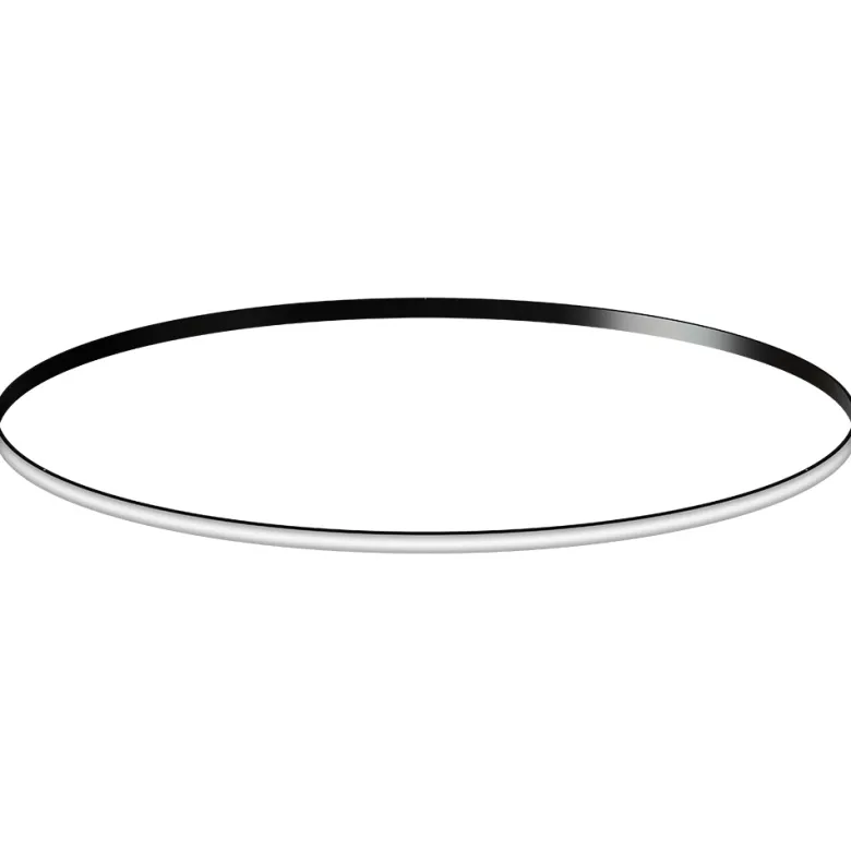 Luminaria superficie o suspendida CYCLE OUT, 130W, antracita, Ø140cm
