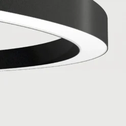 Luminaria superficie o suspendida MOON, 120W, Ø1000mm, blanco