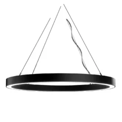 Luminaria superficie o suspendida MOON, 140W, Ø1200mm, blanco