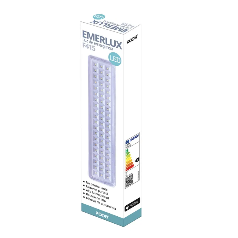 Luz de emergencia Led EMERLUX F415B, No permanente