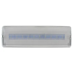 Luz de emergencia LED GOLUX AUTO-TEST, Estanca IP65, Permanente / No permanente