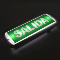 Luz de emergencia LED NICELUX con AUTO-TEST, Permanente / No permanente
