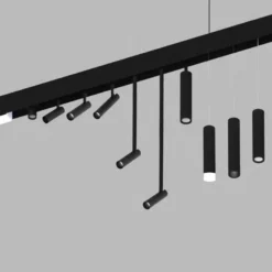 MAGNETIC TRACK empotrado Carril negro 2m