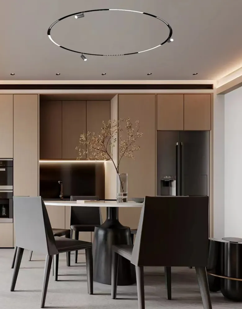 MAGNETIC TRACK ROUND Carril negro 1800mm
