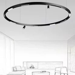 MAGNETIC TRACK ROUND Carril negro 800mm