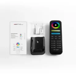 Mando a distancia RGB+CCT 8 zonas, negro
