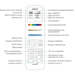 Mando a distancia RGB+CCT 100 zonas