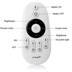Mando a distancia 4 zonas monocolor/CCT F7