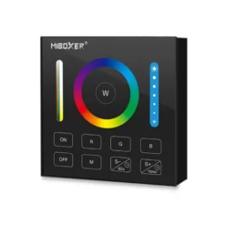 Mando de pared RGB+CCT táctil B0, negro