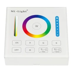 Mando de pared RGB+CCT táctil B0, negro