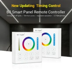 Mando de pared RGB+CCT táctil B0, negro