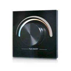 Mando LB2836 DUAL RF, Ruleta pared, negro